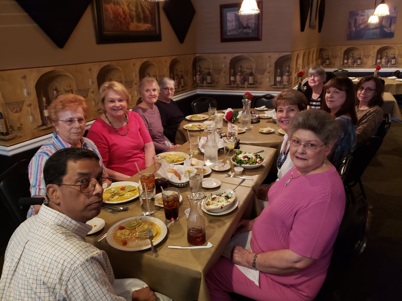Tuesday's Out to Lunch group, at Gino's in Round Rock