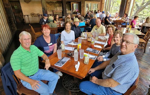 Many enjoyed lunch at the Gristmill during our daytrip to Gruene.  