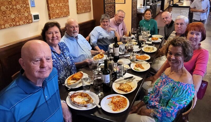 The Dinner Group met at Palermo Pasta House in Round Rock for September.  