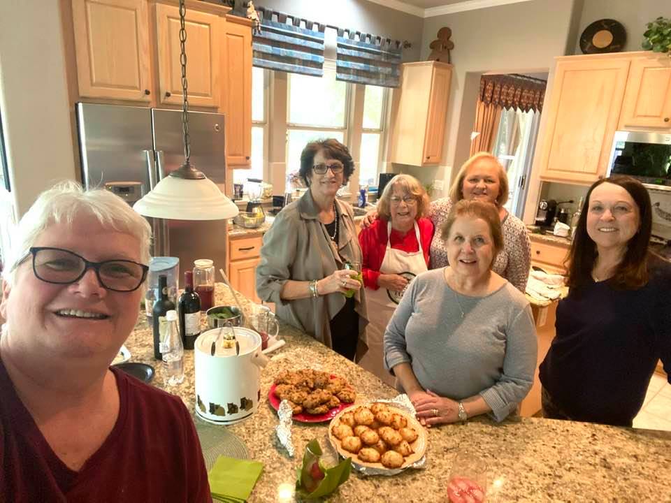 Girls Who Cook, April 2021 gathering