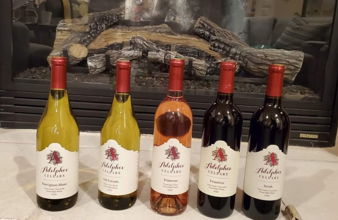 Grape Expectations featured wine from Adelphos Cellars outside of Lubbock in the high plains. 