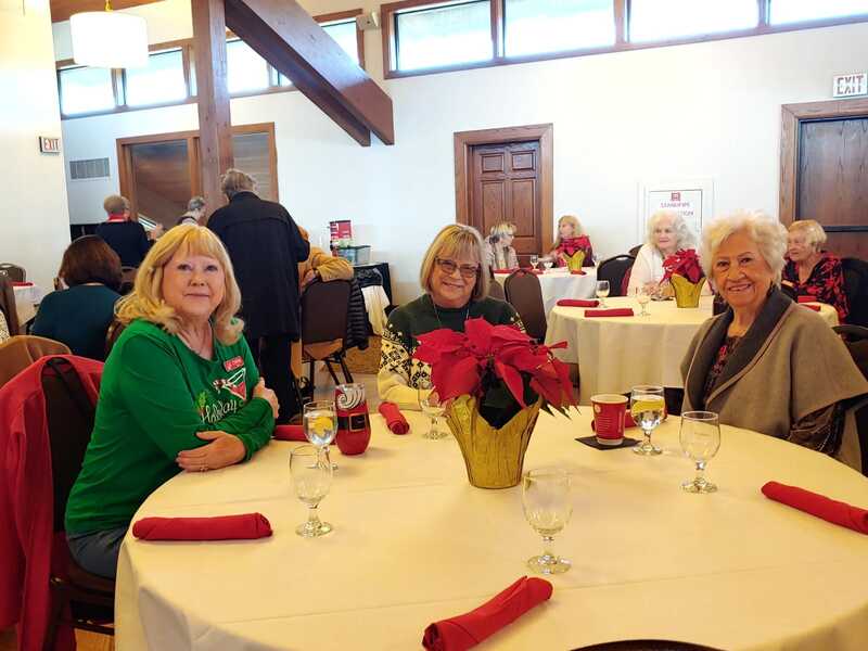 GTNF celebrated the holidays with lunch at Berry Creek Country Club.